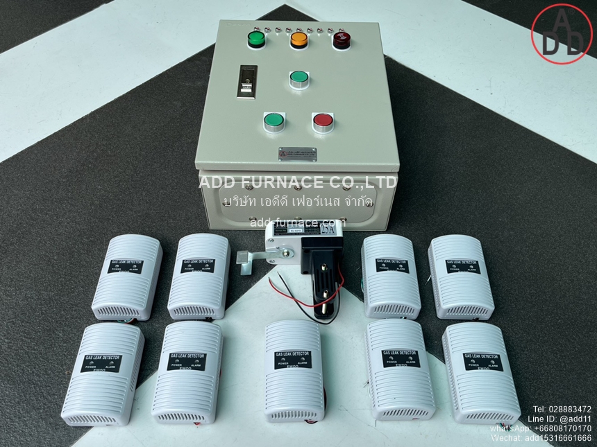 ควบคุมตรวจจับแก๊สรั่ว9จุด(มอเตอร์วาล์ว)Yamataha-GLD-12 9Point Application With Motor Valve(3)